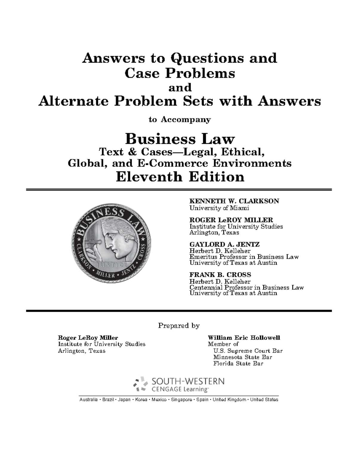 business law 18 answer key
