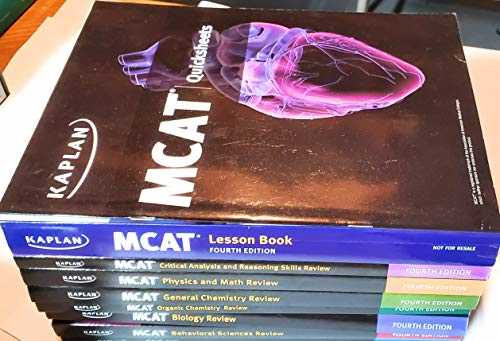 kaplan mcat complete 7 book subject review second edition answer key