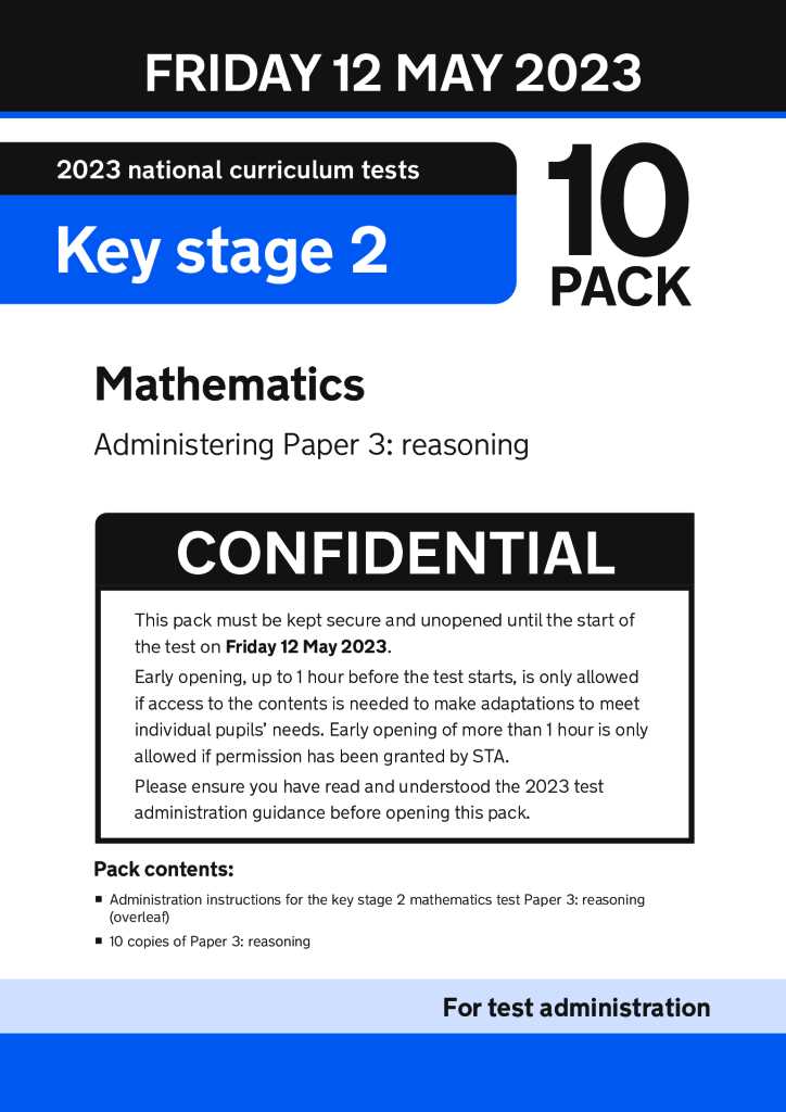 key stage 2 mathematics reasoning pack 3 test 3a answers key stage 2 mathematics reasoning pack 3 test 3a answers