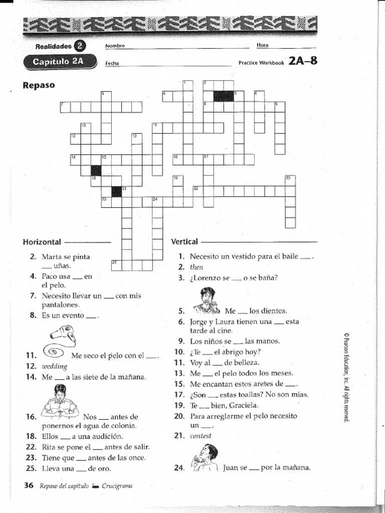 capitulo 8 answer key