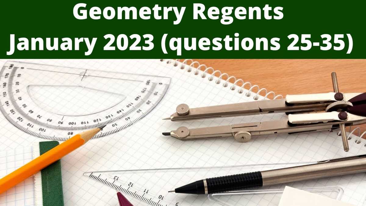 geometry regents january 2026 answer key