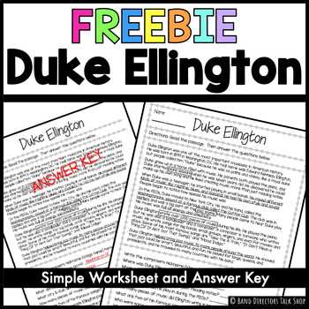 the history of jazz worksheet answers key