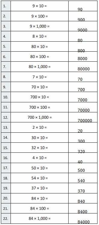 mathematics grade 5 answer key