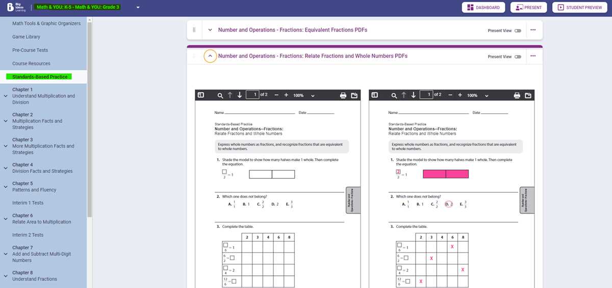 math beacon answer key
