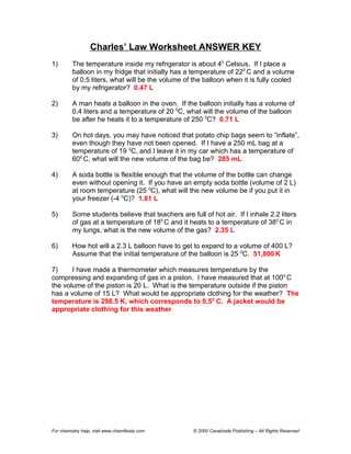 daltons law answer key