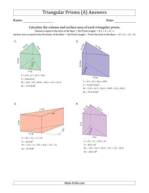 surface area of prisms and pyramids math aids answer key surface area of prisms and pyramids math aids answer key