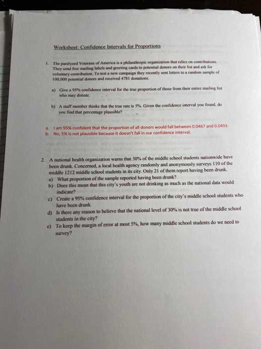 proportions worksheet answers key