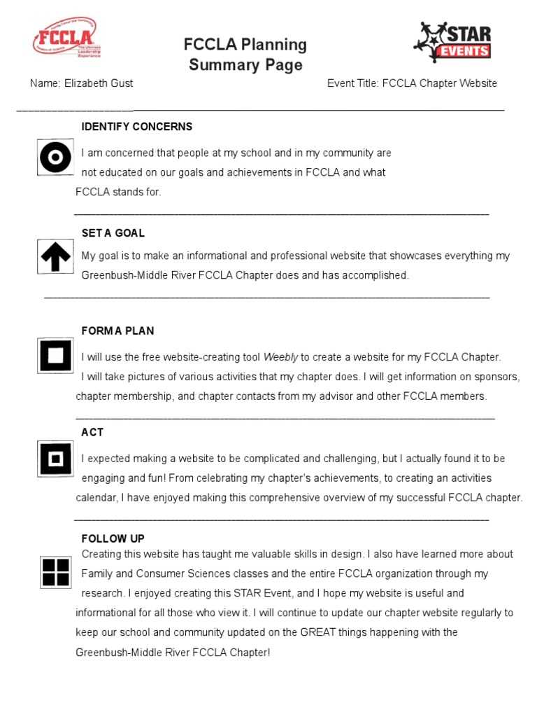 answer key fccla worksheet answers