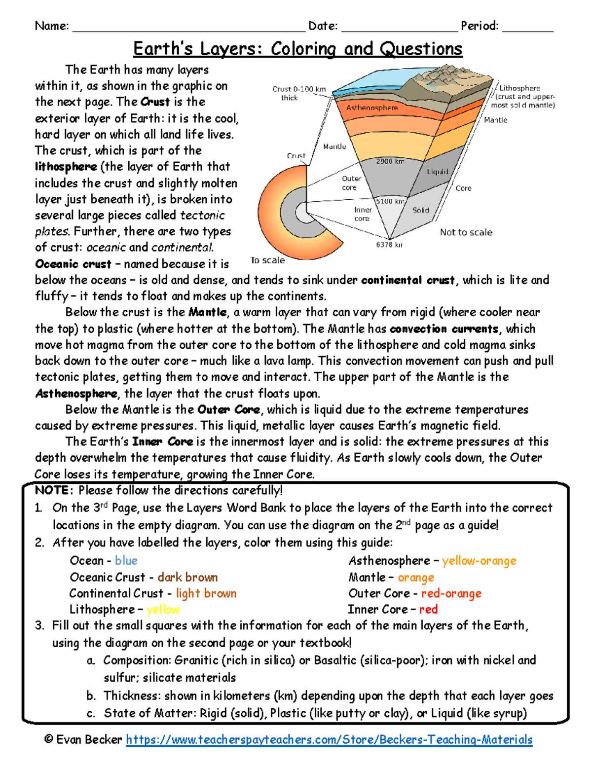 modeling the history of earth answers key