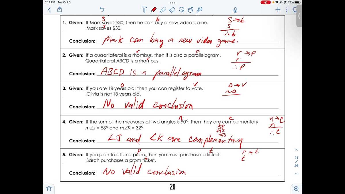inductive reasoning answer key