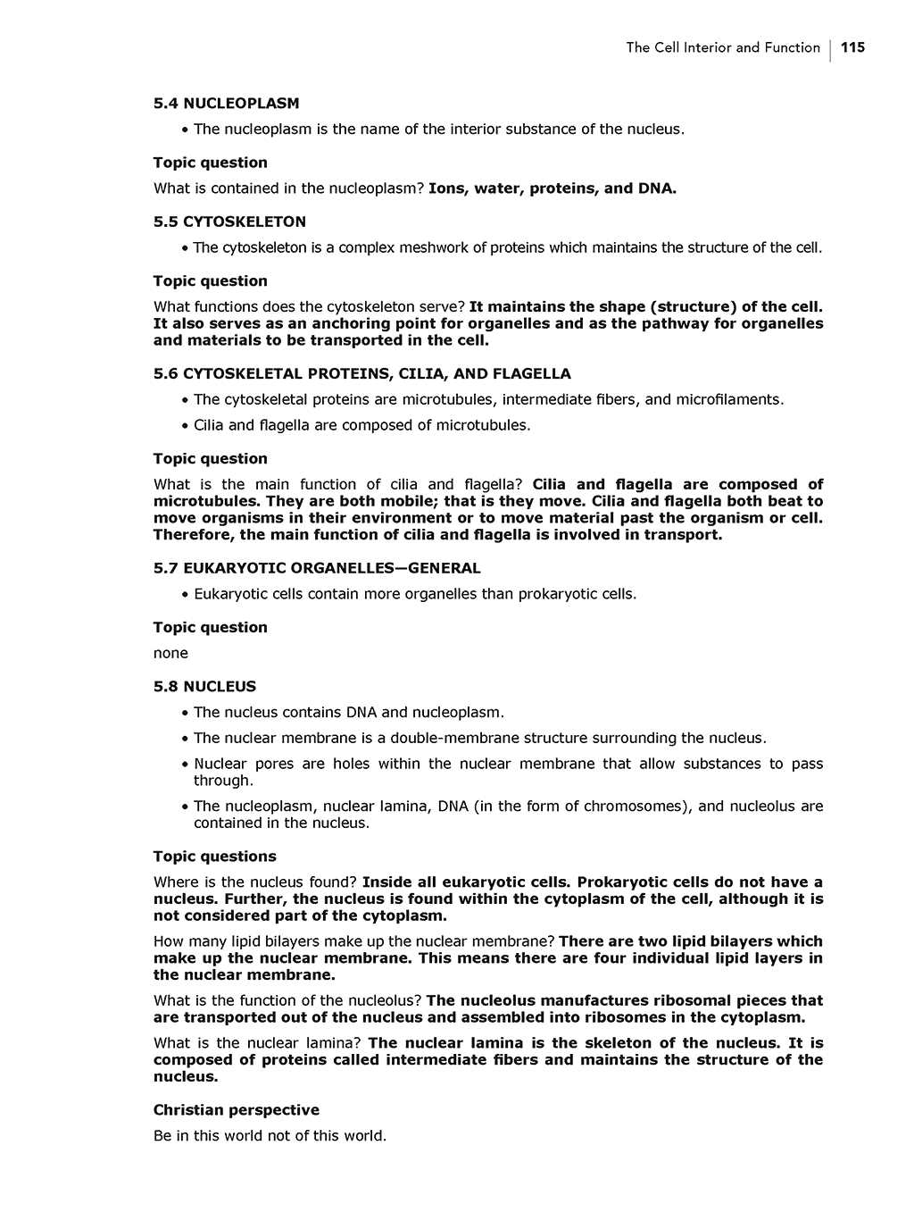 biology leap 2026 answer key