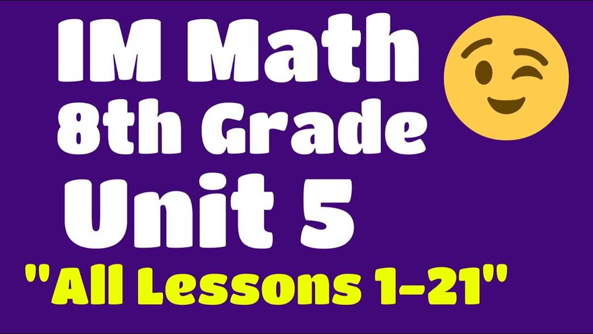 gse grade 8 mathematics unit 5 answer key